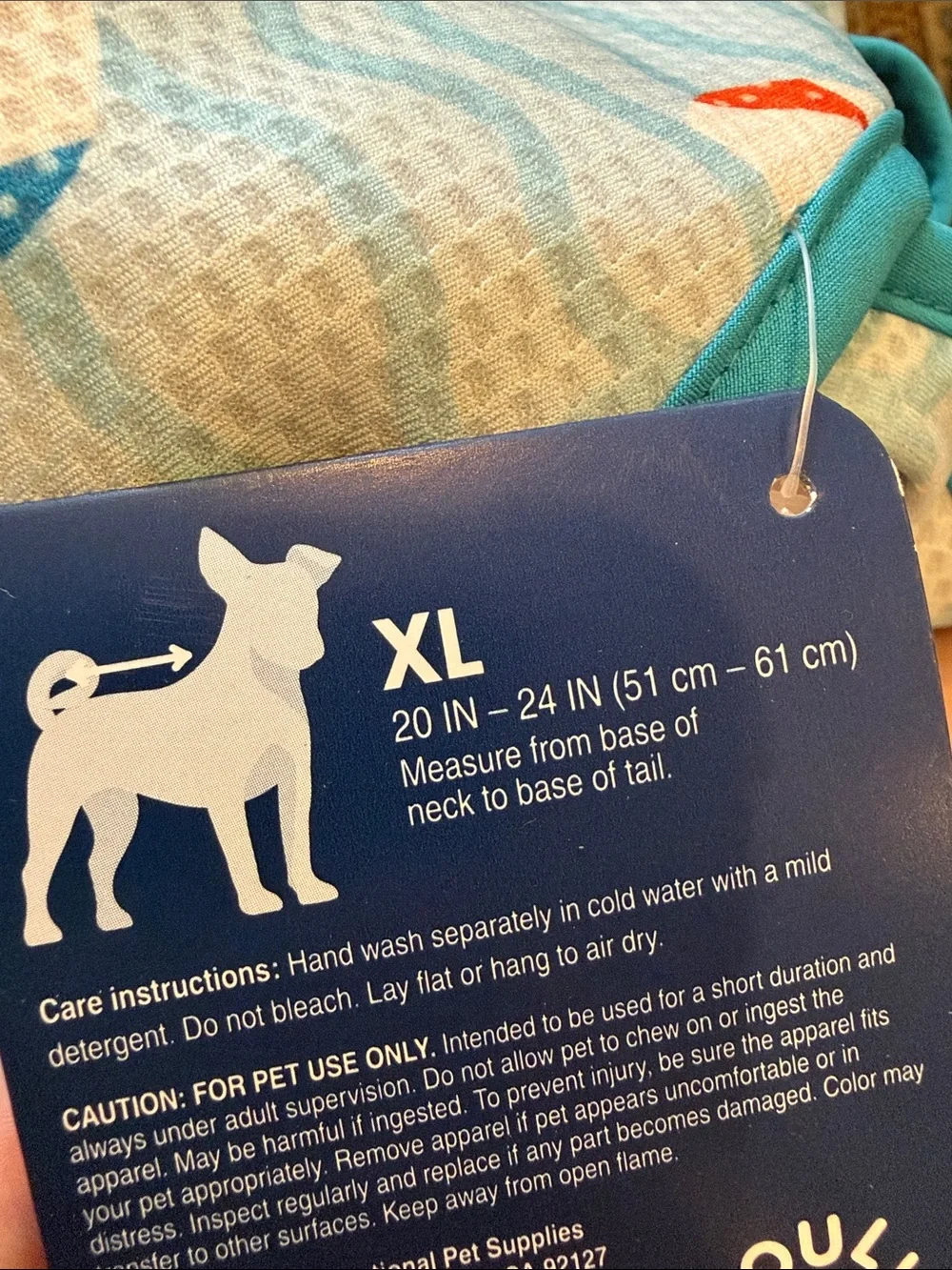 NWT Youly Various Sizes Dog Beach Bum Cooling Vest - Blue with Beach Ball Print